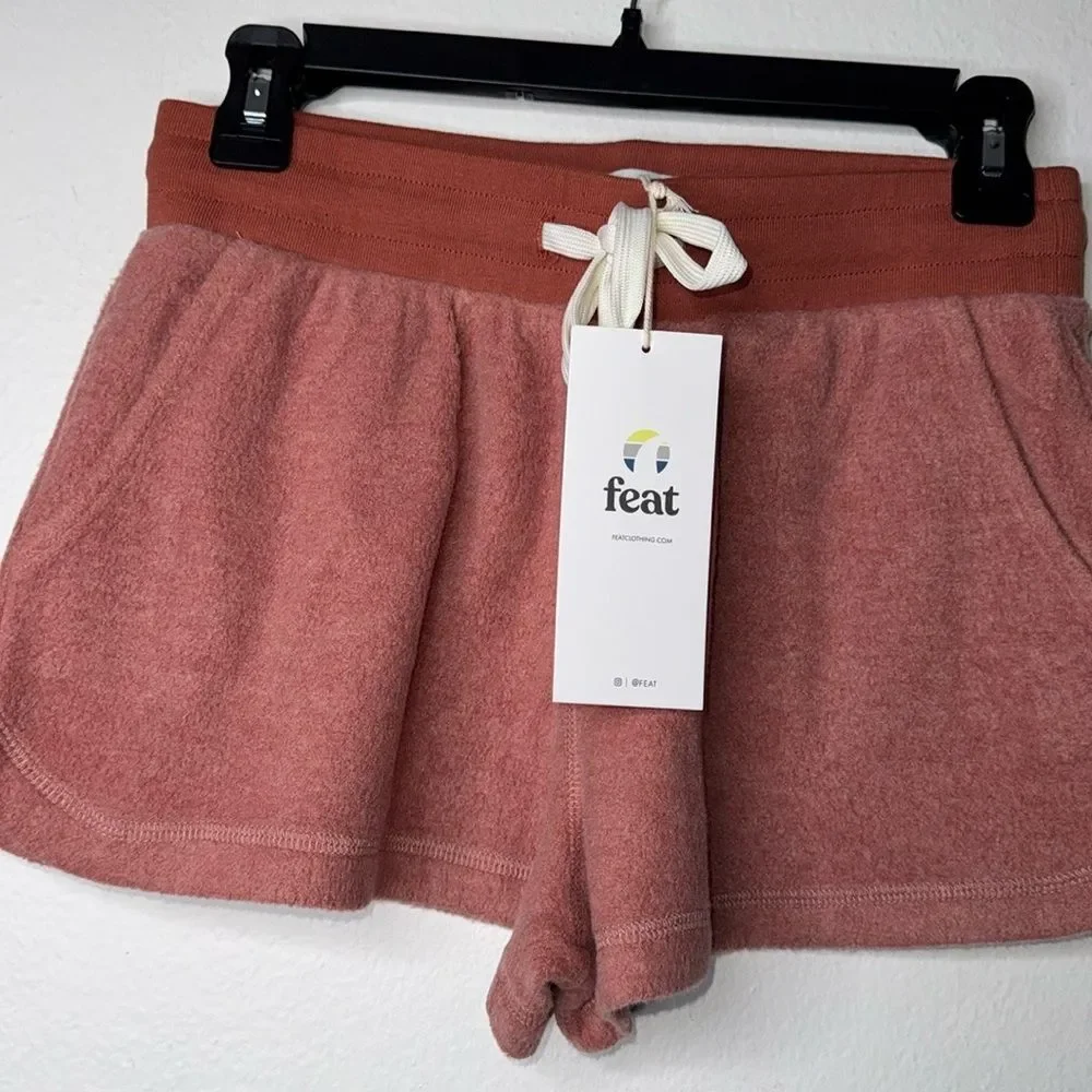 Feat BlanketBlend  Fleece Drawstring Lounge Shorts Small